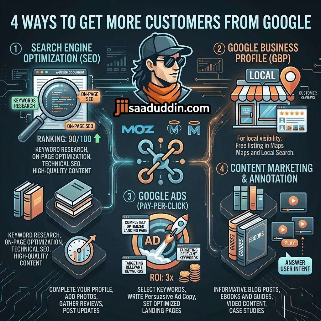 4 Way To Get More Customers From Google