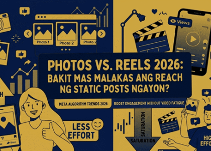 Photos vs. Reels 2026 Bakit Mas Malakas ang Reach ng Static Posts Ngayon