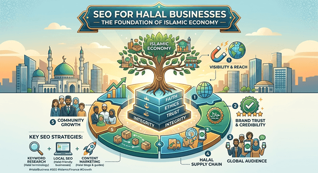 SEO for Halal Businesses - The Foundation of Islamic Economy