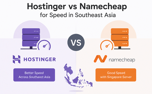 Hostinger vs Namecheap for Speed in Southeast Asia